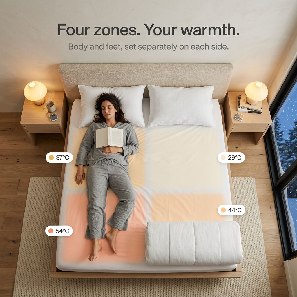 Truce Dual-Zone Heated Topper